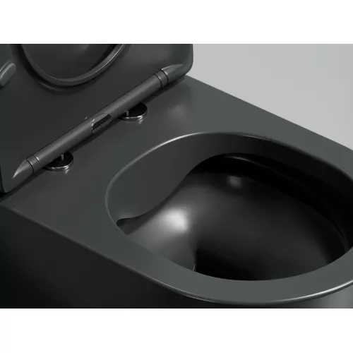 Подвесной унитаз Ceramica Nova Modena  Rimless (цвет Темный Антрацит Матовый),, Выбрать цвет: Темный антрацит матовый, изображение 8