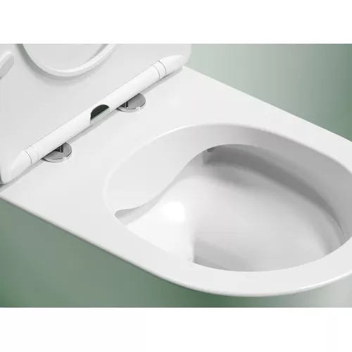 Подвесной унитаз Ceramica Nova Modena  Rimless (цвет Белый Матовый), Выбрать цвет: Белый матовый, изображение 8