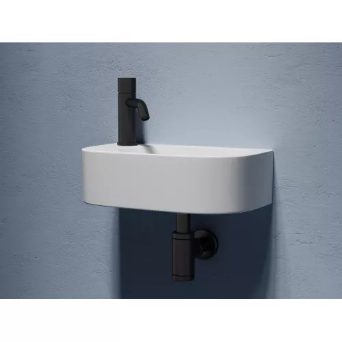 Умывальник Ceramica Nova подвесной прямоугольный L/R Element 408*223*110мм, Ориентация: правая, изображение 4