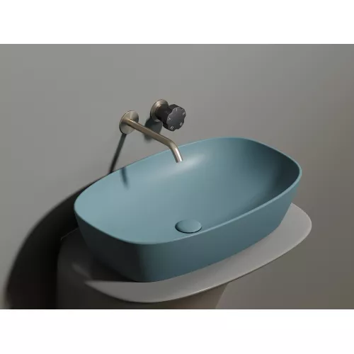 Умывальник чаша Ceramica Nova накладная овальная (цвет Зеленый Матовый) Element 600*380*138мм, Выбрать цвет: Зеленый, изображение 5