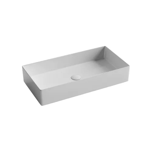 Раковина Ceramica Nova накладная прямоугольная 701*361*130, без перелива, цвет белый, арт.CN6071, Выбрать цвет: Белый, изображение 5
