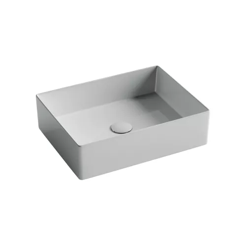 Раковина Ceramica Nova накладная прямоугольная 361*471*130, без перелива, цвет белый, арт.CN6069, Выбрать цвет: Белый, изображение 5