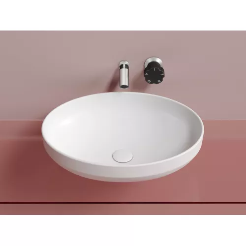 Умывальник чаша Ceramica Nova накладная овальная (цвет Белый Матовый) Element 502*363*145мм, Выбрать цвет: Белый матовый, изображение 5