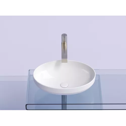 Умывальник чаша Ceramica Nova накладная овальная Element 502*363*145мм, Выбрать цвет: Белый, изображение 5