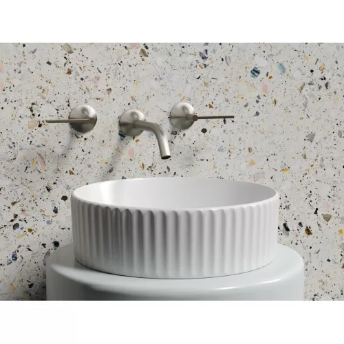 Умывальник чаша Ceramica Nova  накладная круглая (цвет Белый Матовый) Element 360*360*115мм, Выбрать цвет: Белый матовый, изображение 5