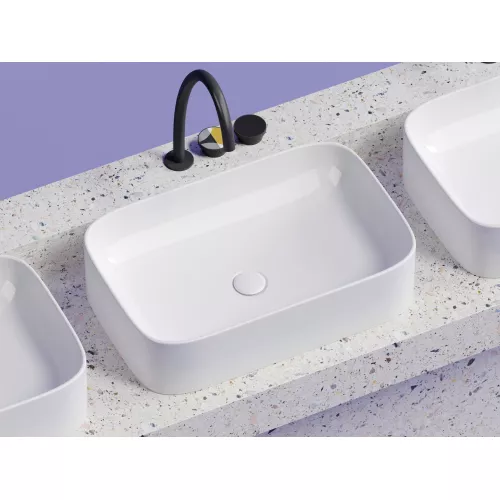 Санфаянс: Умывальник чаша Ceramica Nova накладная прямоугольная Element 605*380*150мм 1 в магазине Акватория