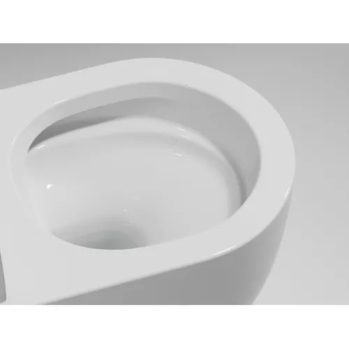 Подвесной унитаз Ceramica Nova Modena  Rimless, Выбрать цвет: Белый, изображение 7