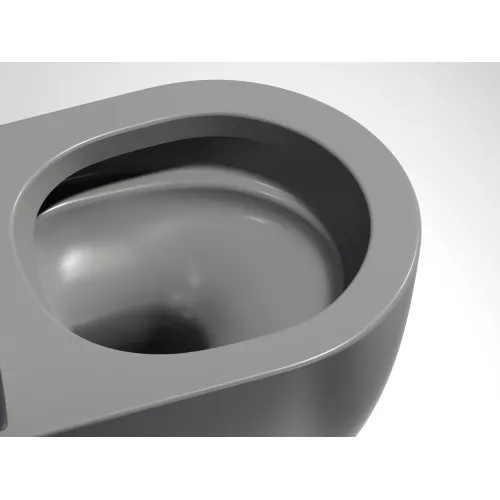 Подвесной унитаз Ceramica Nova Modena  Rimless (цвет Антрацит Матовый),, Выбрать цвет: Антрацит матовый, изображение 9