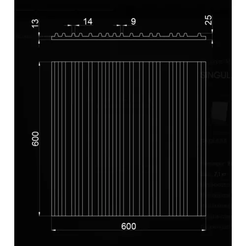 Панель гипсовая 3D ARTPOLE  SINGULAR, изображение 6