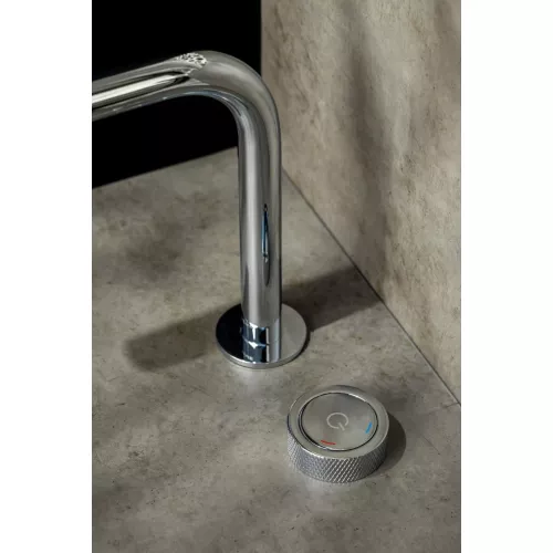 Смеситель автоматический для умывальника BOHEME TECH CHROME 158-CR, Выбрать цвет: Хром, изображение 7