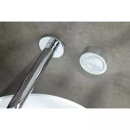 Смеситель автоматический для умывальника BOHEME TECH CHROME 158/2-CR, Выбрать цвет: Хром, изображение 4