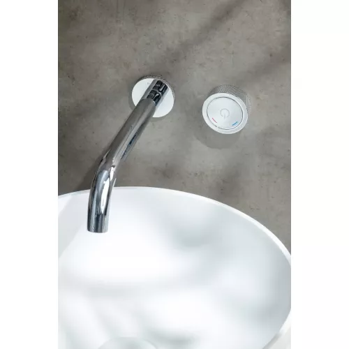 Смеситель автоматический для умывальника BOHEME TECH CHROME 158/2-CR, Выбрать цвет: Хром, изображение 3