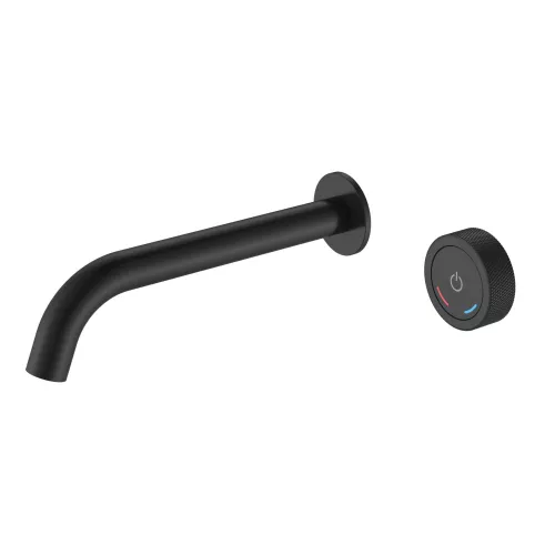 Смесители: Смеситель автоматический для умывальника BOHEME TECH BLACK 158/2-B 1 в магазине Акватория