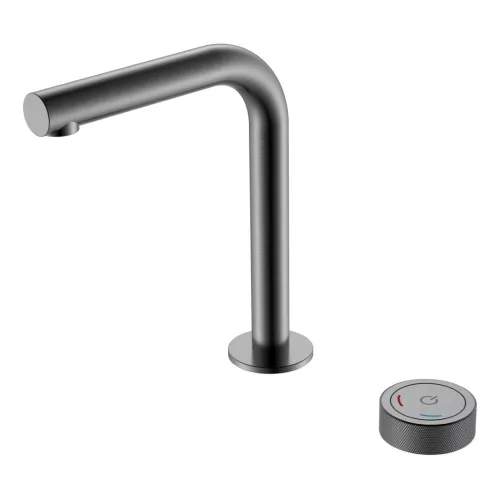 Смеситель автоматический для умывальника BOHEME TECH GUN METAL 158-GM, Выбрать цвет: Оружейная сталь