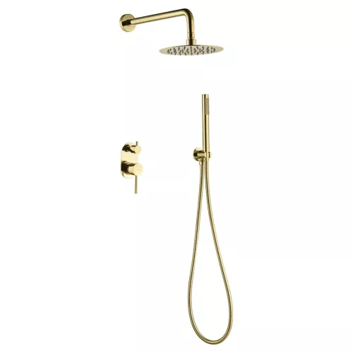 Душевая система встраиваемая BOHEME UNO 464-G, Выбрать цвет: Золото