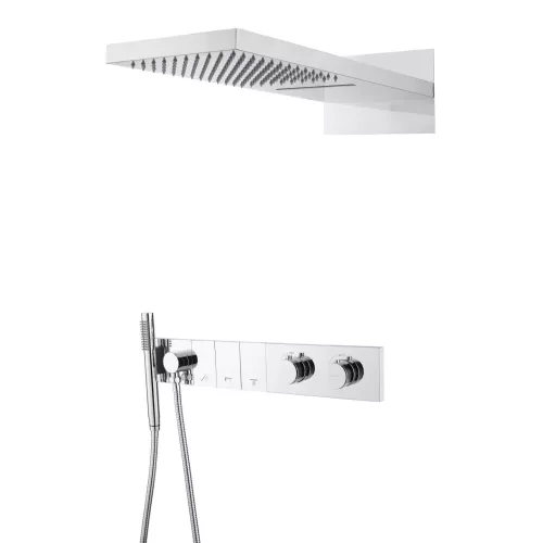 Встраиваемая  душевая система  Boheme ZODIAC 133-CR хром, Выбрать цвет: Хром