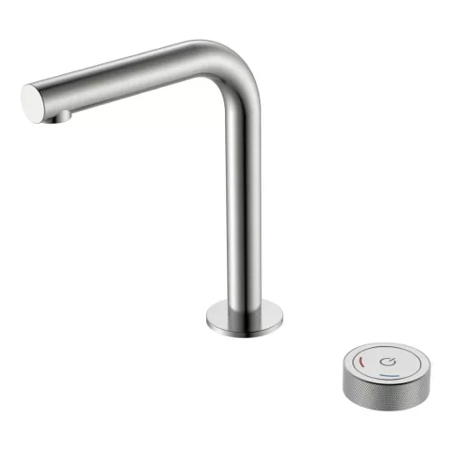 Смесители: Смеситель автоматический для умывальника BOHEME TECH NIKEL BRUSH 158-NB 1 в магазине Акватория