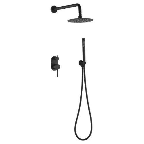 Душевая система встраиваемая  BOHEME UNO 464-B, Выбрать цвет: Черный