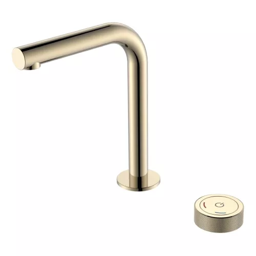 Смеситель автоматический для умывальника BOHEME TECH GOLD 158-G, Выбрать цвет: Золото