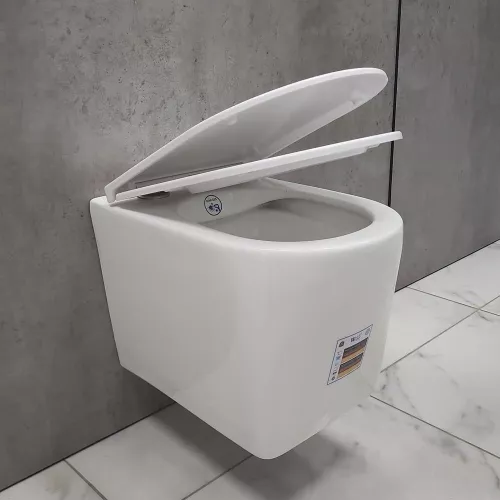 Унитаз подвесной WW NESENBACH 004 GL-WT, изображение 5