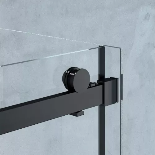 Душевой угол  CEZA'S120B  Ceruttispa без поддона (90x120x195), Цвет профиля: Черный, Выбрать размер: 120x90, изображение 9