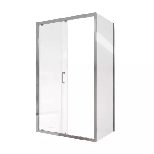 Душевой угол  GLORIA120  Ceruttispa без поддона (80x120x195), Цвет профиля: Хром, Выбрать размер: 80х120, изображение 7