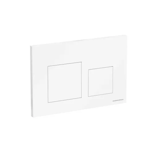 Кнопка смыва CERAMICANOVA Balance, клавиши Square, цвет белый глянцевый, арт.CN12-002W, Выбрать цвет: Белый глянцевый, изображение 2