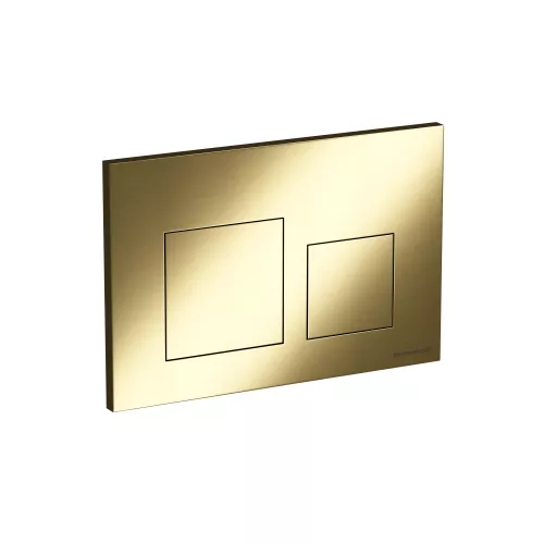 Кнопка смыва CERAMICANOVA Balance, клавиши Square, цвет брашированное золото, арт. CN12-002BG, Выбрать цвет: Брашированное золото, изображение 2