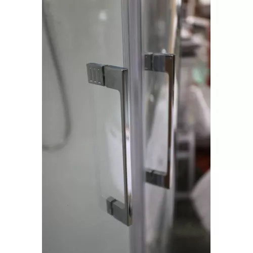 Кабина VIVA91/101 душевая Ceruttispa 100х100/90x90, Цвет профиля: Хром, Тип поддона: Низкий, Выбрать размер: 90х90, изображение 9