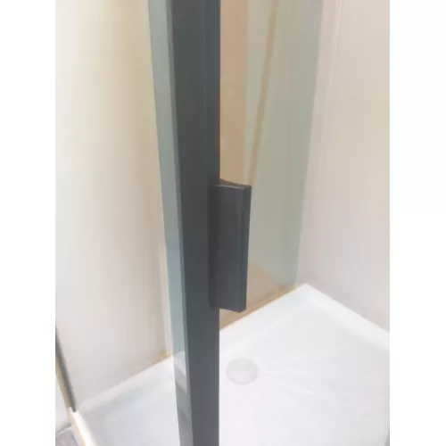 Душевой угол MARBELLA 120B L/R  Ceruttispa без поддона (80x120x190), Цвет профиля: Черный, Выбрать размер: 120х80, Ориентация: левая, изображение 11