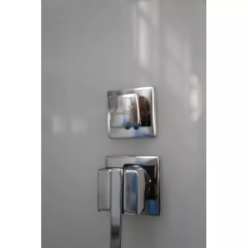 Кабина VIVA91/101 душевая Ceruttispa 100х100/90x90, Цвет профиля: Хром, Тип поддона: Низкий, Выбрать размер: 90х90, изображение 10