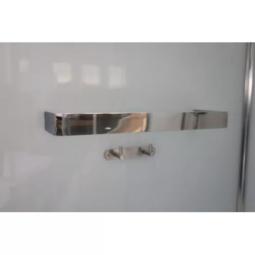 Кабина VIVA91/101 душевая Ceruttispa 100х100/90x90, Цвет профиля: Хром, Тип поддона: Низкий, Выбрать размер: 90х90, изображение 12