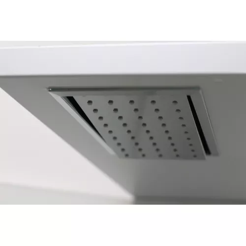 Кабина CHIKA901T душевая без крыши Ceruttispa (90x90x215-225), Цвет профиля: Хром, Тип поддона: Низкий, изображение 14