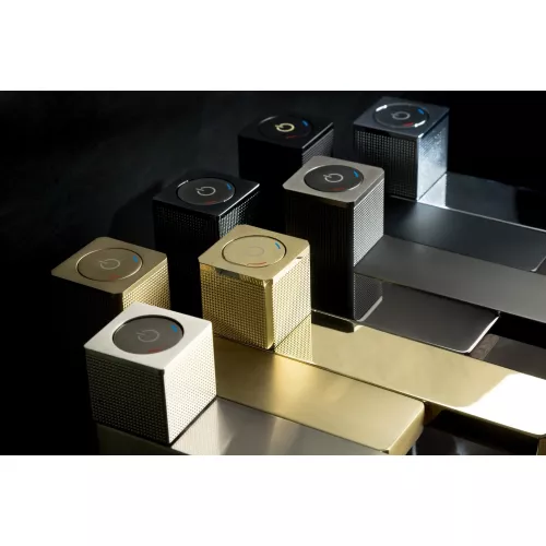 Смеситель автоматический для раковины Boheme QUAD 159-GM матовый графит, Выбрать цвет: Графит, изображение 2