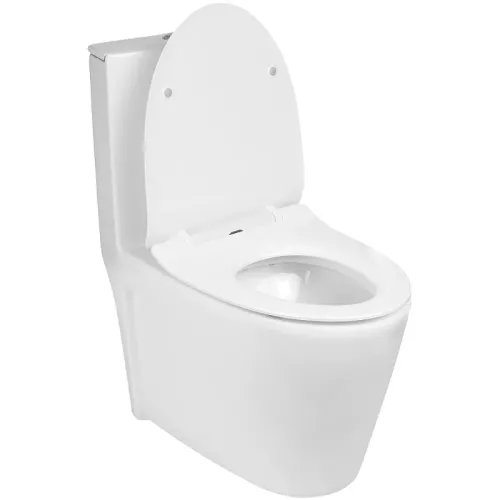 Унитаз компакт WeltWasser WELZBACH 001 GL-WT белый глянец, изображение 2