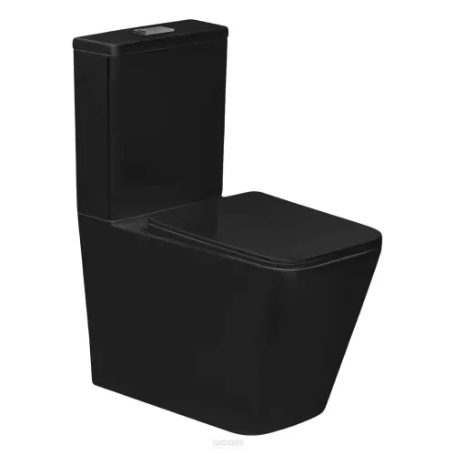 Унитаз компакт напольный WeltWasser WW GELBACH 011 ST MT-BL черный матовый, изображение 2