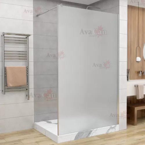 Душевая перегородка AvaCan MC 100/110/120 MT, Цвет стекла: матовое, Цвет профиля: Хром, Выбрать размер: 110