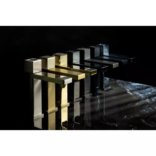 Смеситель автоматический для раковины Boheme QUAD 159-MG матовое золото, Выбрать цвет: Матовое золото, изображение 3