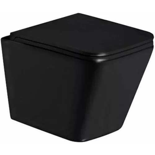 Унитаз подвесной  WeltWasser WW GELBACH 043 GL-BL черный глянец, изображение 2