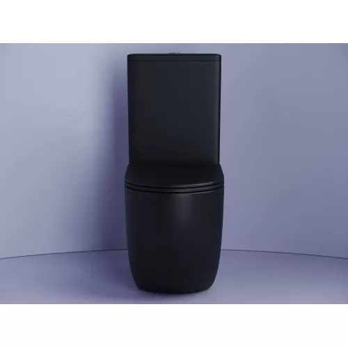 Напольный пристенный унитаз CERAMICANOVA Metropol Rimless, изображение 2