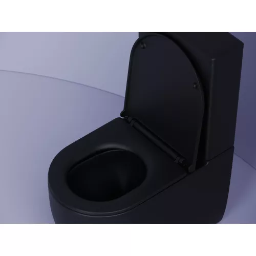 Напольный пристенный унитаз CERAMICANOVA Metropol Rimless, изображение 3