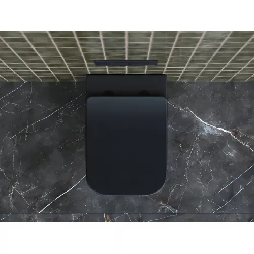 Подвесной унитаз CERAMICANOVA Metric Rimless, изображение 5