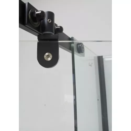 Кабина MiMi901B душевая Ceruttispa (90x90x215-225), Цвет профиля: Черный, Тип поддона: Низкий, изображение 8