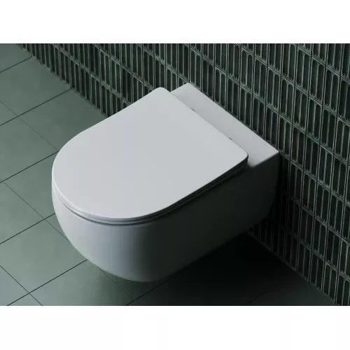 Подвесной унитаз CERAMICANOVA Long Rimless, изображение 5