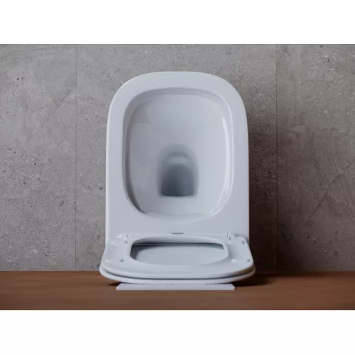 Подвесной унитаз CERAMICANOVA Noel Rimless, изображение 6