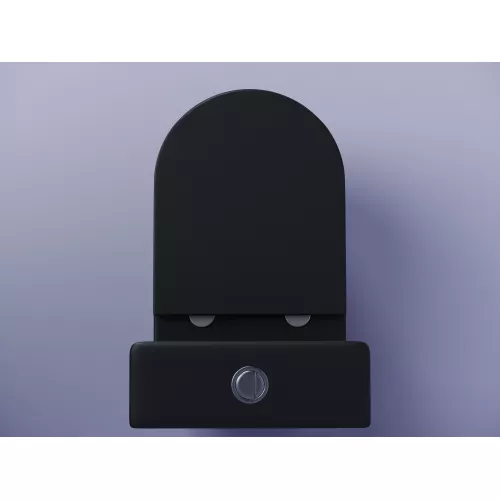 Напольный пристенный унитаз CERAMICANOVA Metropol Rimless, изображение 5