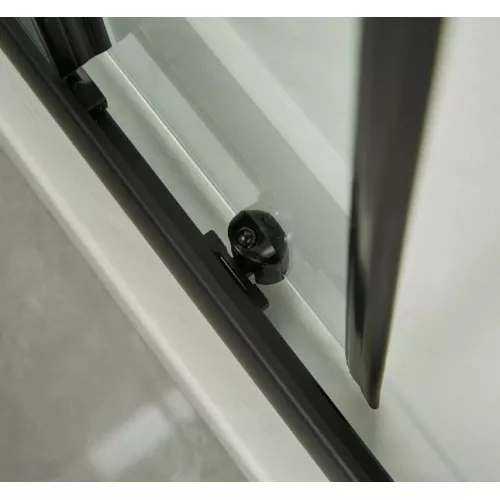 Душевой угол  MUZA90/120  Ceruttispa без поддона (90x90/80х120), Цвет профиля: Черный, Выбрать размер: 90х90, изображение 5