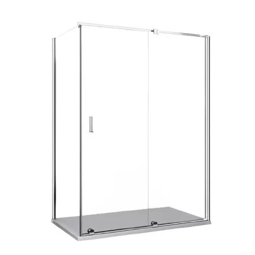 Душевой угол  PREMIATA 120-8  Ceruttispa без поддона (90x120x195), Цвет профиля: Хром, Выбрать размер: 120х90, изображение 5