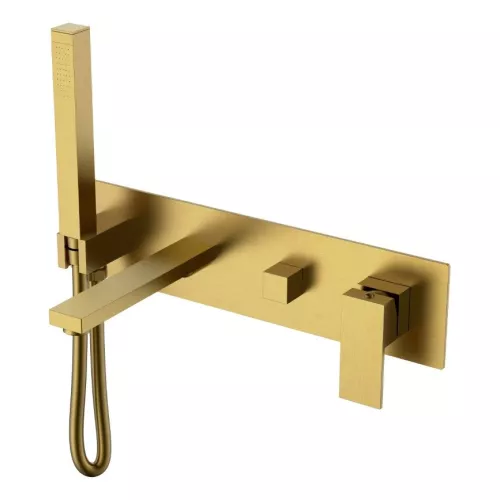 Душевая система встраиваемая  Boheme Qubic 474-2-BR Bronze, Выбрать цвет: Бронза