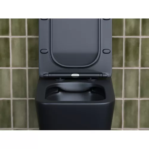 Подвесной унитаз CERAMICANOVA Metric Rimless, изображение 6